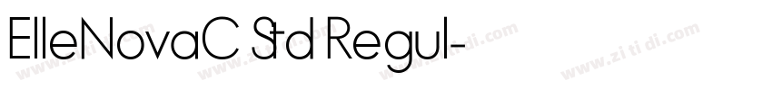 ElleNovaC Std Regul字体转换
